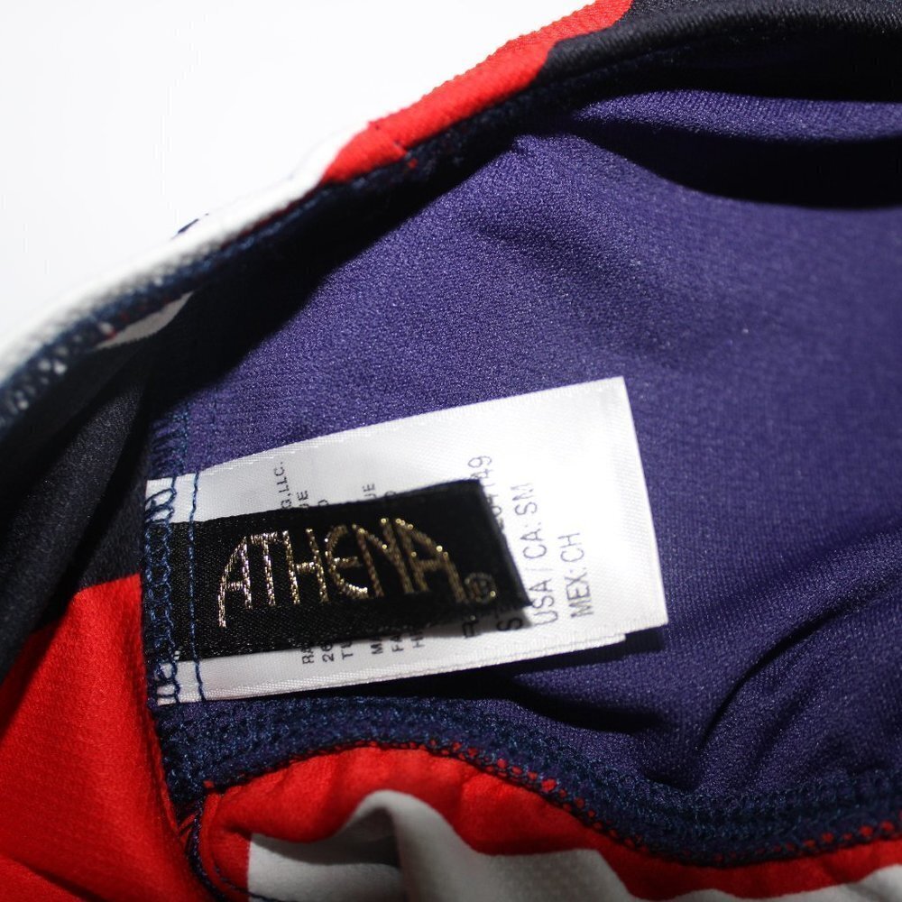 Athena Striped Tankini Swimsuit Halter Top - Small - Picture 6 of 6